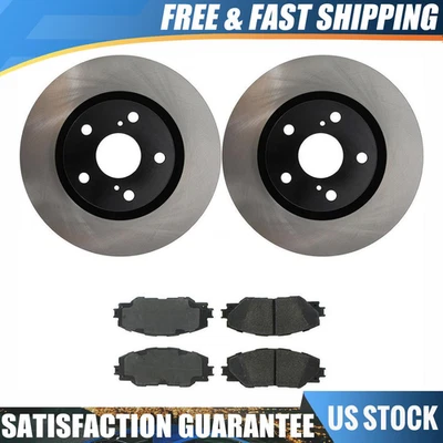 Juego de pastillas de freno y rotores delanteros Centric para Toyota Corolla iM 1,8 L 2017 2018 Foto 1 de 4