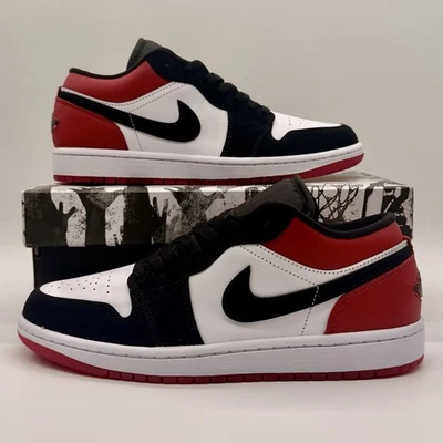 Nike Air Jordan 1 Low SE White Black Varsity Red Shoes IB8971-106 Mens Sizes NEW - Image 1 of 4