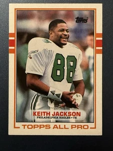 1989 Topps All Pro Keith Jackson NFL Football Card - Picture 1 of 2