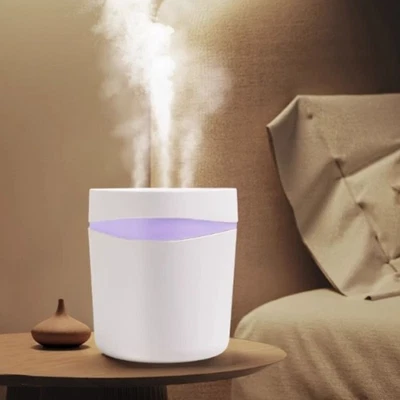 3Holes Desktop Cool Fogger Quiet Cool Mist Air Purifier  Bedroom Ornament - Image 1 of 4