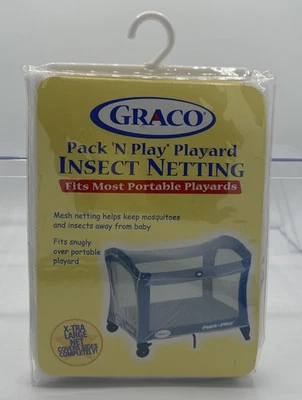 Graco Pack N Playard Insectos Red Cubiertas Laterales 2002 De Colección NUEVO Foto 1 de 2
