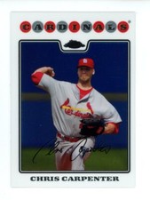 2008 Topps Chrome   Chris Carpenter #165 St. Louis Cardinals