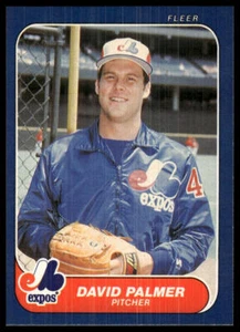 1986 Fleer #255 David Palmer - Picture 1 of 2