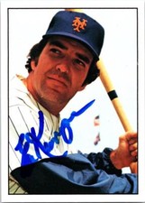 Ed Kranepool autographed baseball card (New York Mets) 1975 SSPC #533