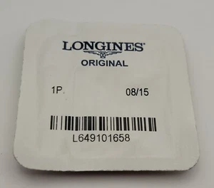 NUOVA fibbia tang originale OEM Longines 18 mm acciaio inox L649101658 - Foto 1 di 2