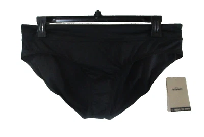 NWT Nike Swim Essential Womens Solid Full Bikini Bottoms XL Black MSRP$48 - Image 1 of 2