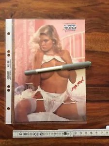 🔥SIBYLLE RAUCH Autogrammkarte 1992 Sexy Model Porno Gina Wild Dolly Buster AK‼️ - Bild 1 von 3