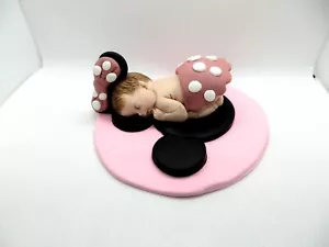 Minni in pink figurine/ birthday cake topper - Picture 1 of 6