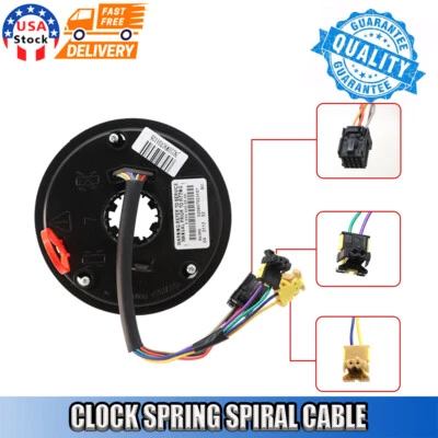 68034898AB Clock Spring Fit Chrysler 300 Dodge Challenger Charger 2008-2010 - Imagem 1 de 4