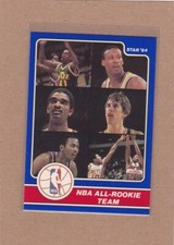 1984 STAR CO BASKETBALL AWARD BANQUET ALL ROOKIE TEAM #23 NMMT *A15985