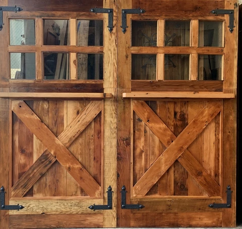 Rustic Dutch door solid wood oak mahogany alder birch maple Choose species/size Cover