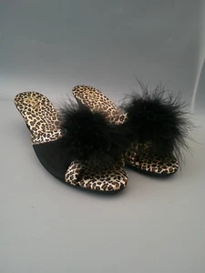 Vintage K Clarks Animal Print Pantolette Hausschuhe 6D Neu - Bild 1 von 10