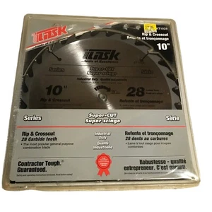 10" Rip & Crosscut Carbide Tipped Circular Saw Blade 28 Teeth Task - Picture 1 of 4