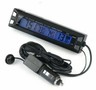 Car Auto LCD Digital Clock Thermometer Temperature Voltage Meter ...