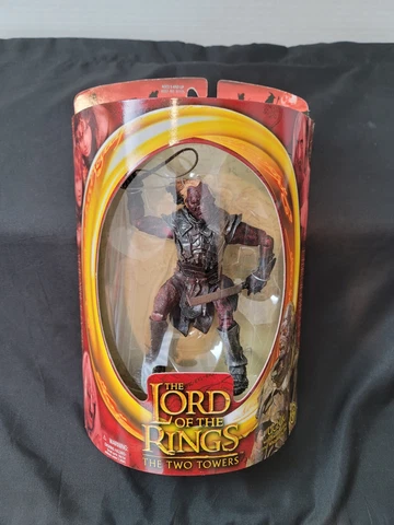 Ugluk Orc Sword Swinging THE LORD OF THE RINGS ToyBiz Two Towers NEW Cover