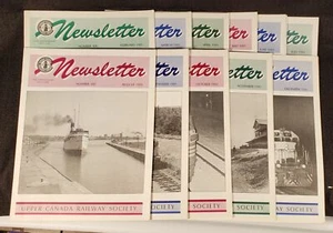 Upper Canada Railway Society Newsletter 1991 Lot x11 Railroad Train Feb-Dec A67 - Picture 1 of 17