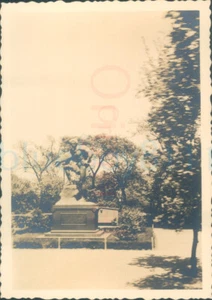 1934 Original Foto Goethe Denkmal Chicago W3,3" W Galetzki  - Bild 1 von 3