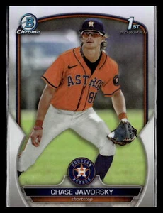 2023 Bowman Draft #BD-45 Chase Jaworsky Refractor ASTROS - Bild 1 von 2