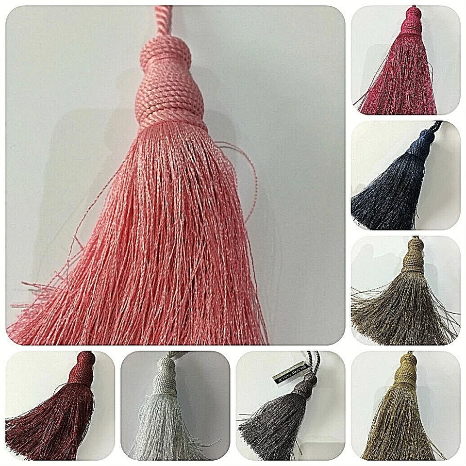 Designer Cushion & Curtains 12cm Key Tassels - Image 1 of 1
