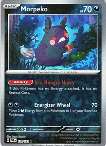 Pokemon Paradox Rift Morpeko 121/182 Reverse Holo - Picture 1 of 3