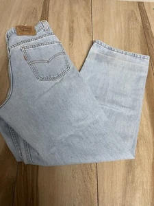 Levi's 580 Vintage USA Baggy Fit Student orange Tab 28x28 (28x30 Etikett) Damenjeans - Bild 1 von 11