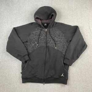Jordan 3 III Black Cat Hoodie Full Zip Medium 2007 IV XI Elephant Print Kobe - Bild 1 von 6