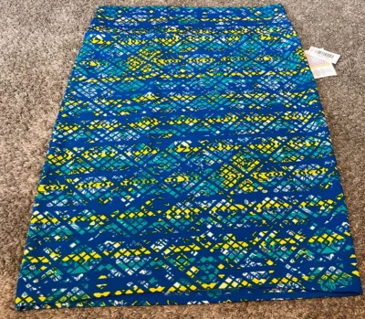 New LuLaRoe Cassie Skirt Straight Pencil Bright Colors Floral 2XL - Image 1 of 4