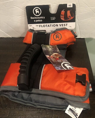 Dispositivo de flotación Backcountry x PetCo talla XS NUEVO CON ETIQUETAS Foto 1 de 4