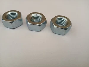 Sechskantmuttern M6 bis M14 verzinkt - nach DIN 934 - div. Packungsgrößen - Bild 1 von 4