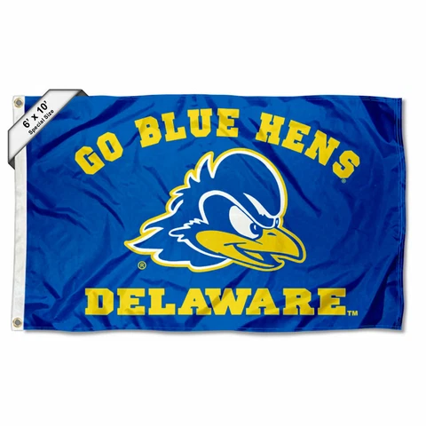 UD Blue Hens 6 ft x 10 ft Large Flag Cover