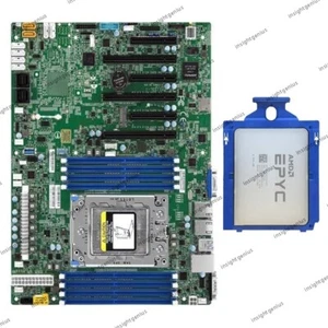 Supermicro H11SSL-i Server Motherboard + AMD EPYC 7551P CPU Processor Combos - Afbeelding 1 van 3
