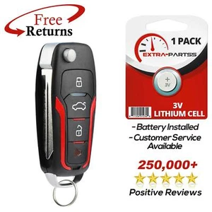 For 2010 2011 2012 2013 2014 Ford Mustang Keyless Entry Remote Fob Flip Key - Picture 1 of 5