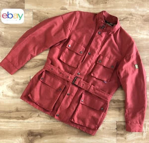 Belstaff ROADMASTER jacket, leinen blend, velvet red, size XL - Bild 1 von 17