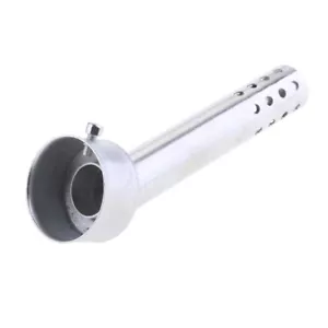 Metall Universal Metallschalldämpfer 48 mm abgewinkelt DB Killer Noise Reducer - Bild 1 von 8