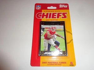 Kansas City Chiefs 2007 Topps Football Card Team Set In Blister Pack FREE S&H!! - Picture 1 of 1