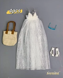 Dress For 11.5'' Fashion Doll Long Dress FR Fashion Royalty Nuface Silkstone 1/6 - Picture 1 of 16