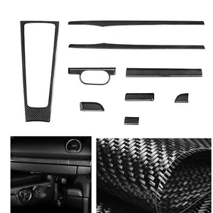 Carbon Fiber Interior Dashboard Console Cover Kit For Porsche 718 2016-2020 2019 - Picture 1 of 8