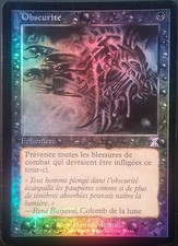 Darkness premium/foil vf-French darkness-time spiral-magic-mtg