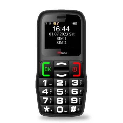 14day - TTfone TT220 Big Button Senior Cheap SOS Emergency Mobile Phone Simple - Image 1 of 4