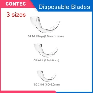 CONTEC GS1 Video Laryngoscope Disposable Blades 3 Sizes New - Picture 1 of 4