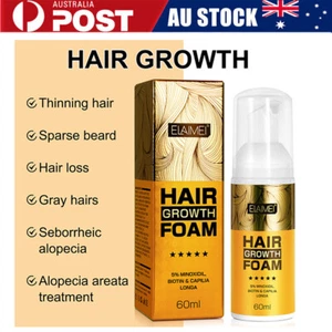 Hair Growth Foam for Women Men with Biotin Capilia Longa Hair Regrowth Treatment - Picture 1 of 8