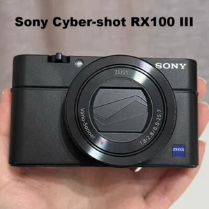 Sony Cyber-shot RX100 III DSC-RX100M3 20.1MP Digital Camera Black 95% New - Picture 1 of 13