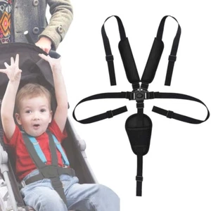 5-Punkt Kinderschutzgurt Hochstuhl Anschnallgurt Kinderwagen Sicherheitsgurt - Bild 1 von 13