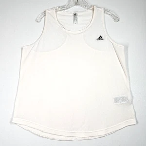 Camiseta sin mangas Adidas Aeroready espalda deportiva para mujer XL marfil crema entrenamiento de yoga - Imagen 1 de 10