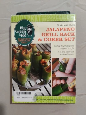 Big Green Egg Jalapeno Cooker with NO Corer Holds 20 for Grill or Oven - Imagem 1 de 4