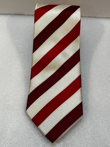 Cravatta Donald J. Trump Signature Collection a righe in seta rosso/bianco 58" - Foto 1 di 5