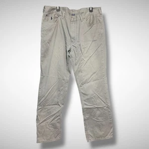 Polo Ralph Lauren Hose Herren 38 x 30 Einfarbig Grau 650 Chinohose 5 Pocket  - Bild 1 von 9