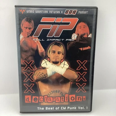 ROH FIP Anillo de Honor Declaraciones de Lucha Libre Lo Mejor de CM Punk Vol. 1 DVD (B5) Foto 1 de 4