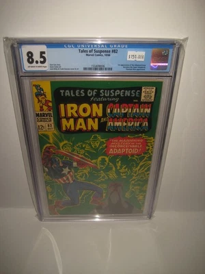 Tales of Suspense #82 CGC 8.5 1st Appearance of the Android Marvel Comics 1966 - Image 1 of 4