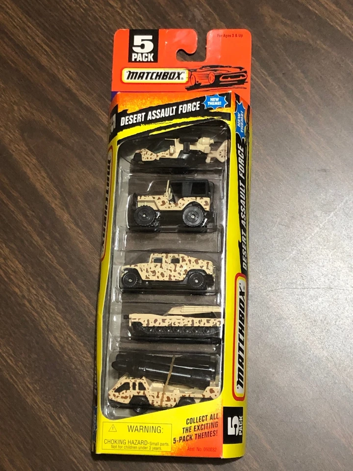 1996   Matchbox    Desert Assault Force    5 Pack   NEW - Image 1 of 1